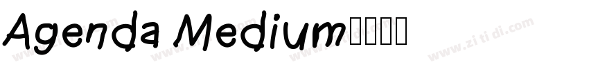 Agenda Medium字体转换
